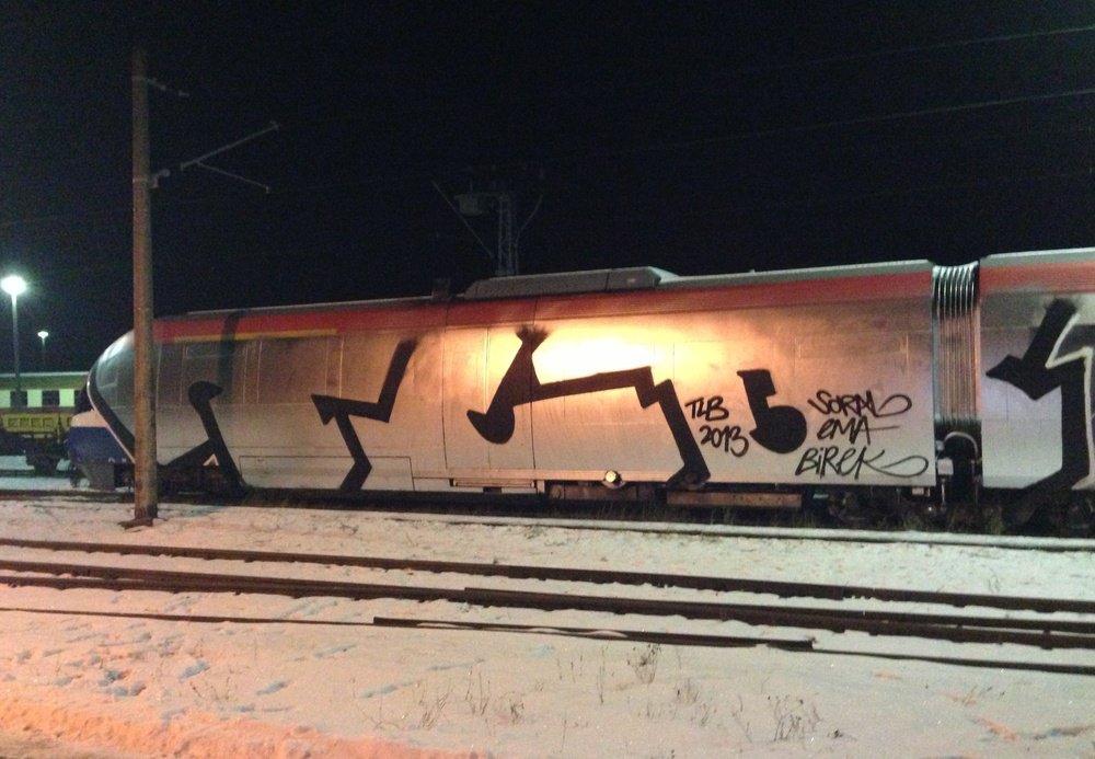 Graffiti Train - Photo by Marieundjana - tlb