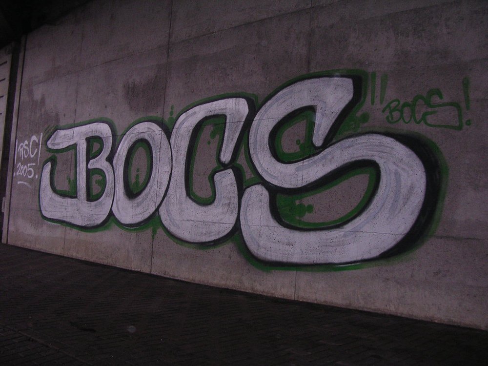Graffiti Bombing - Photo by Marieundjana - bocs