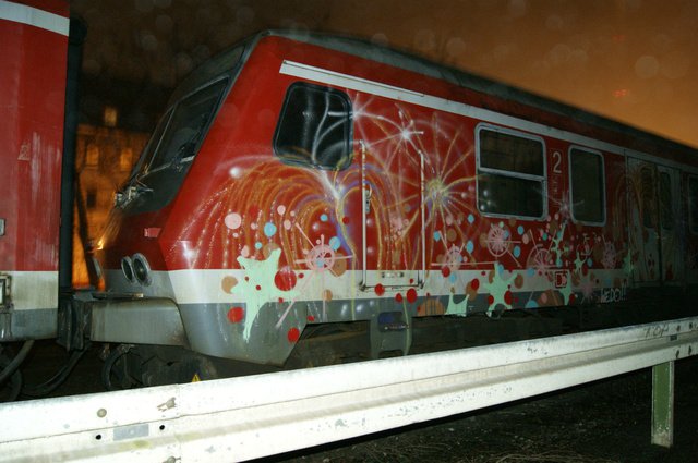 Graffiti Train - Photo by Marieundjana