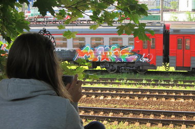 Graffiti Train - Photo by Marieundjana - marie