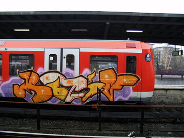 Graffiti Train - Photo by Marieundjana - motiv