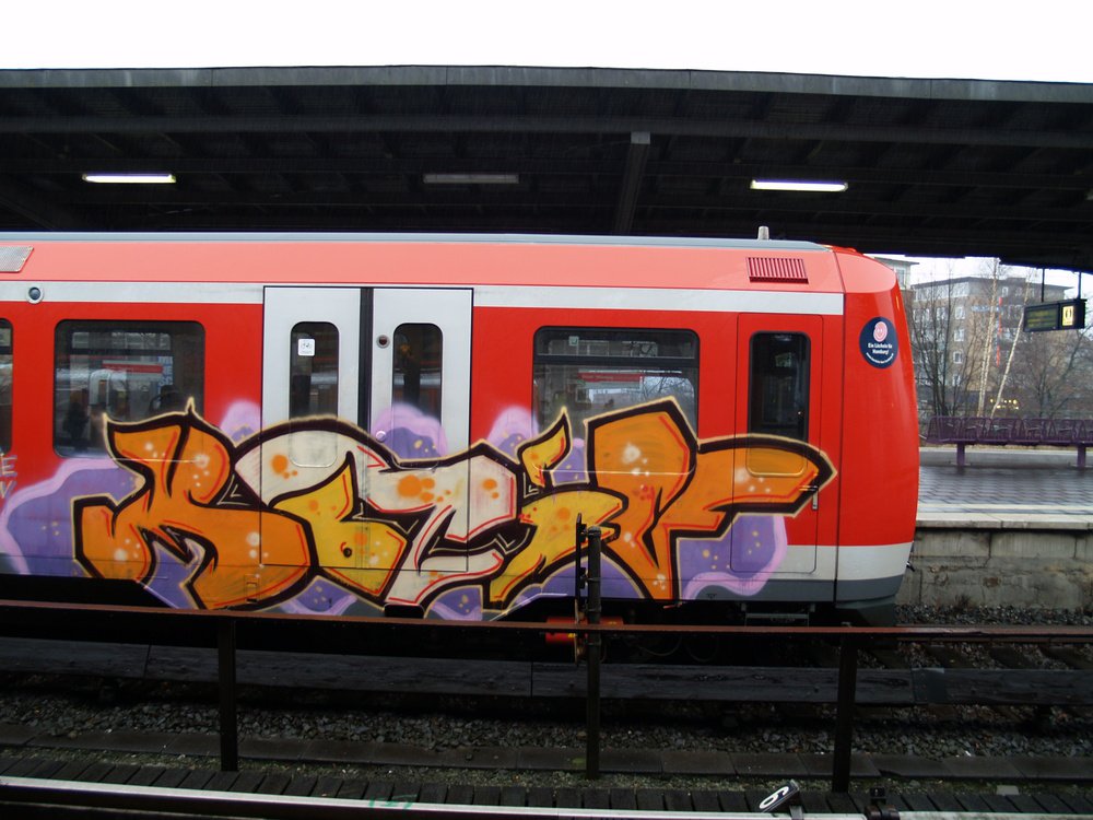 Graffiti Train - Photo by Marieundjana - motiv