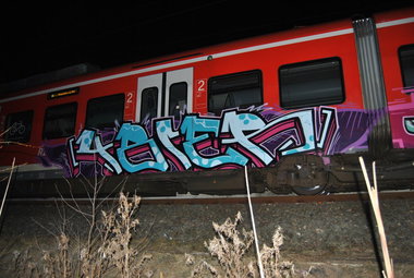 Graffiti Train - Photo by Marieundjana - 481