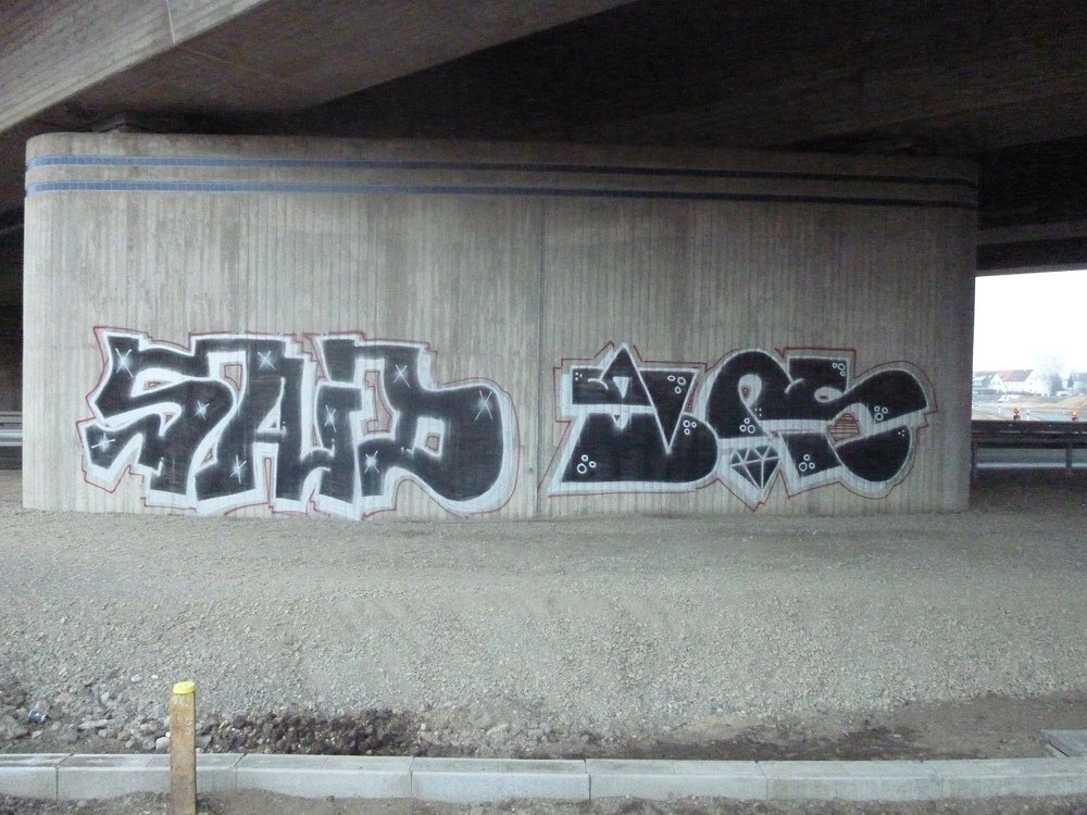 Graffiti Bombing - Photo by Marieundjana - said, ains