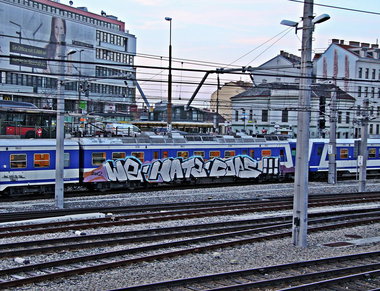 Graffiti Train - Photo by Marieundjana