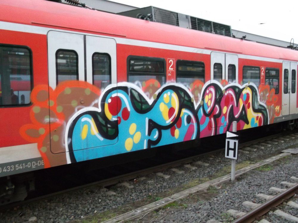 Graffiti Train - Photo by Marieundjana - foim