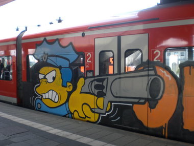 Graffiti Train - Photo by Marieundjana - oh