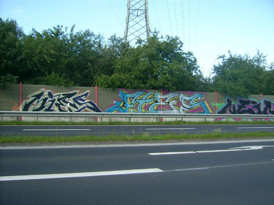 Graffiti Bombing - Photo by Marieundjana - mies, fies, nein