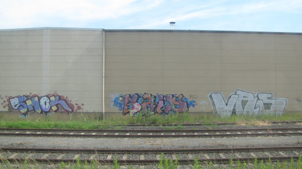 Graffiti Bombing - Photo by Marieundjana - smok, said