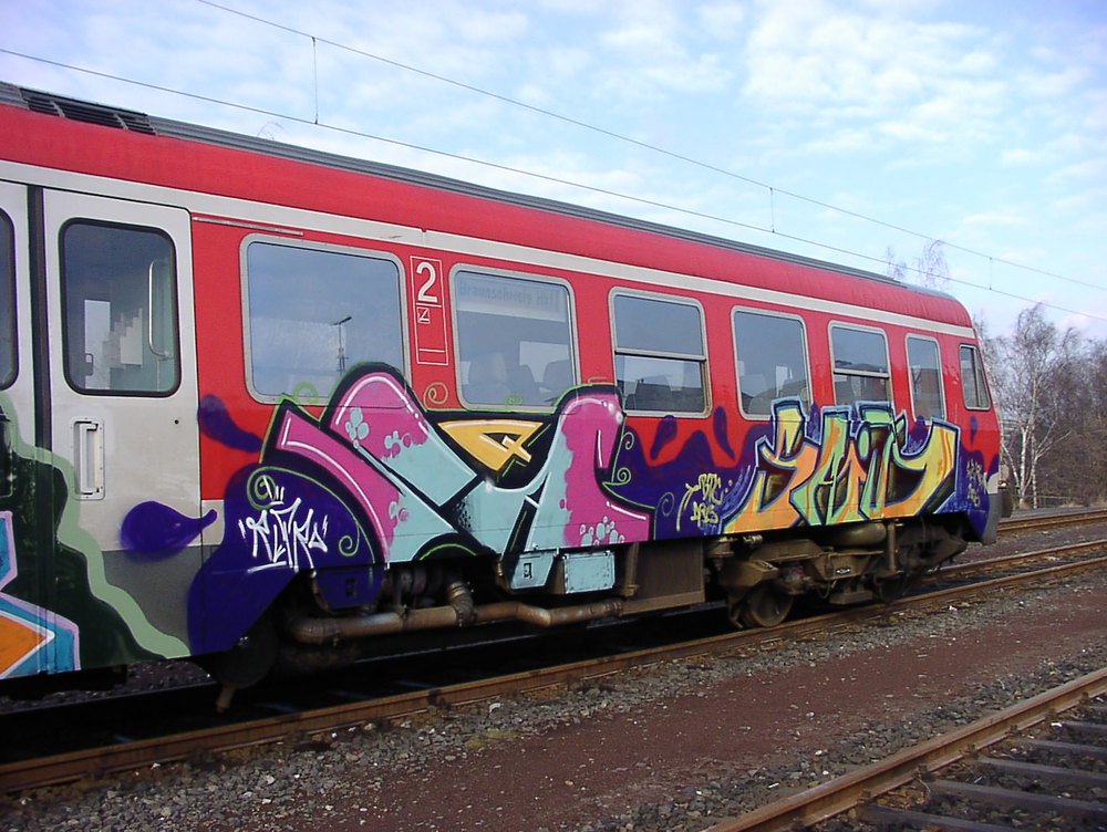 Graffiti Train - Photo by Marieundjana - sqa, said