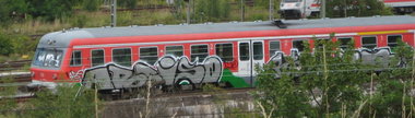 Graffiti Train - Photo by Marieundjana - abs, iso