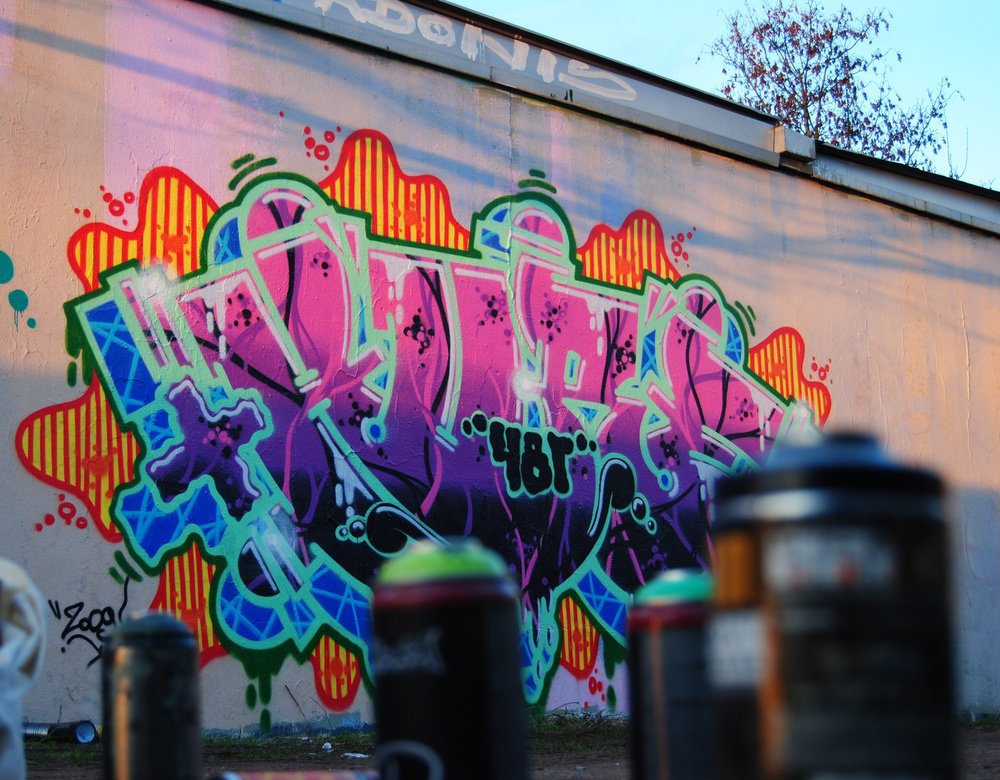 Graffiti Wall - Photo by Marieundjana - hure