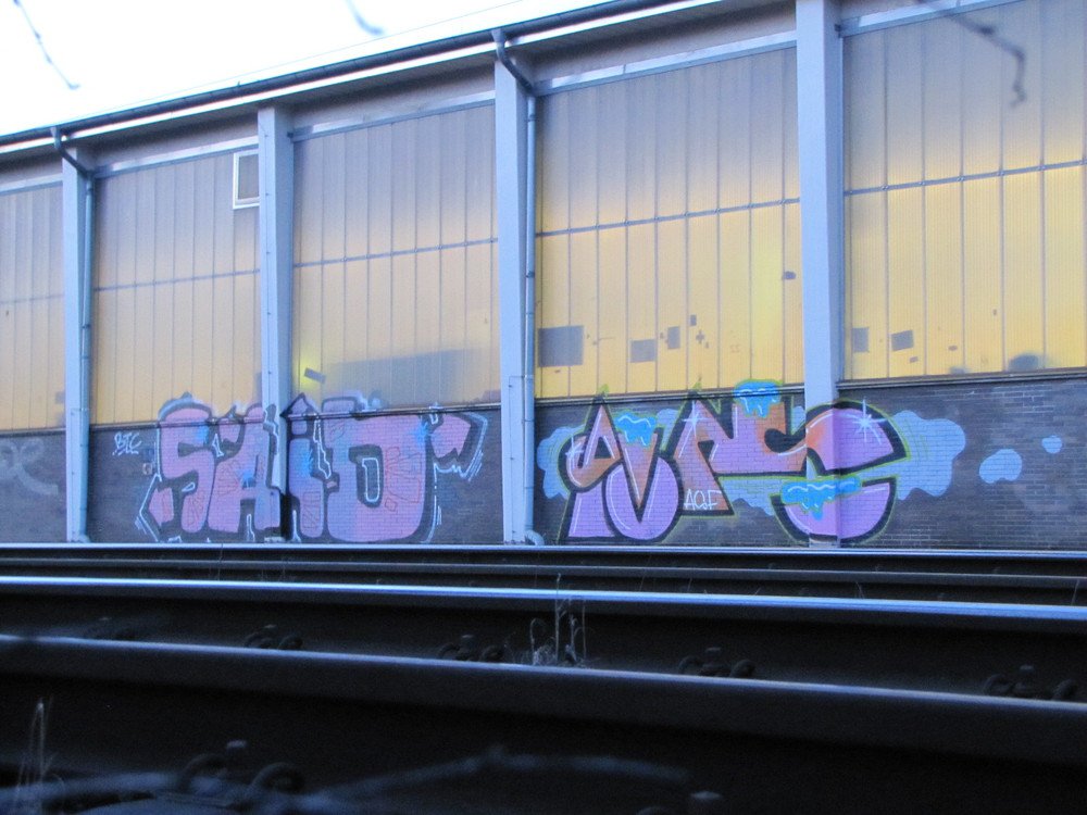 Graffiti Bombing - Photo by Marieundjana - said, ains