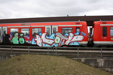 Graffiti Train - Photo by Marieundjana - motiv