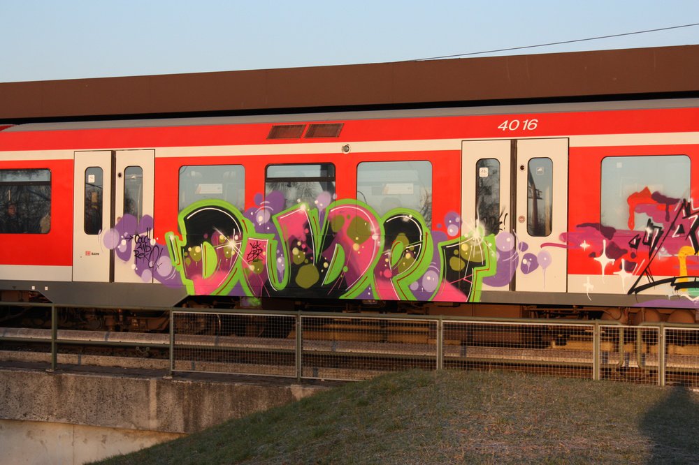 Graffiti Train - Photo by Marieundjana - dude