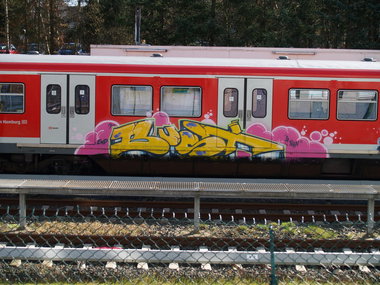 Graffiti Train - Photo by Marieundjana - bust