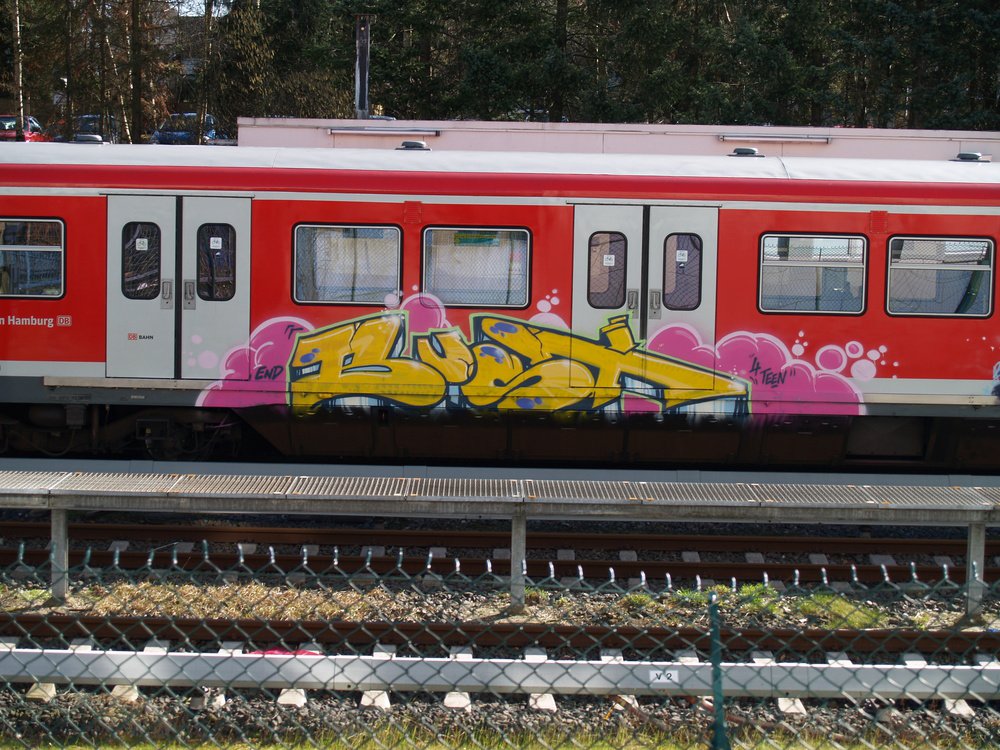 Graffiti Train - Photo by Marieundjana - bust