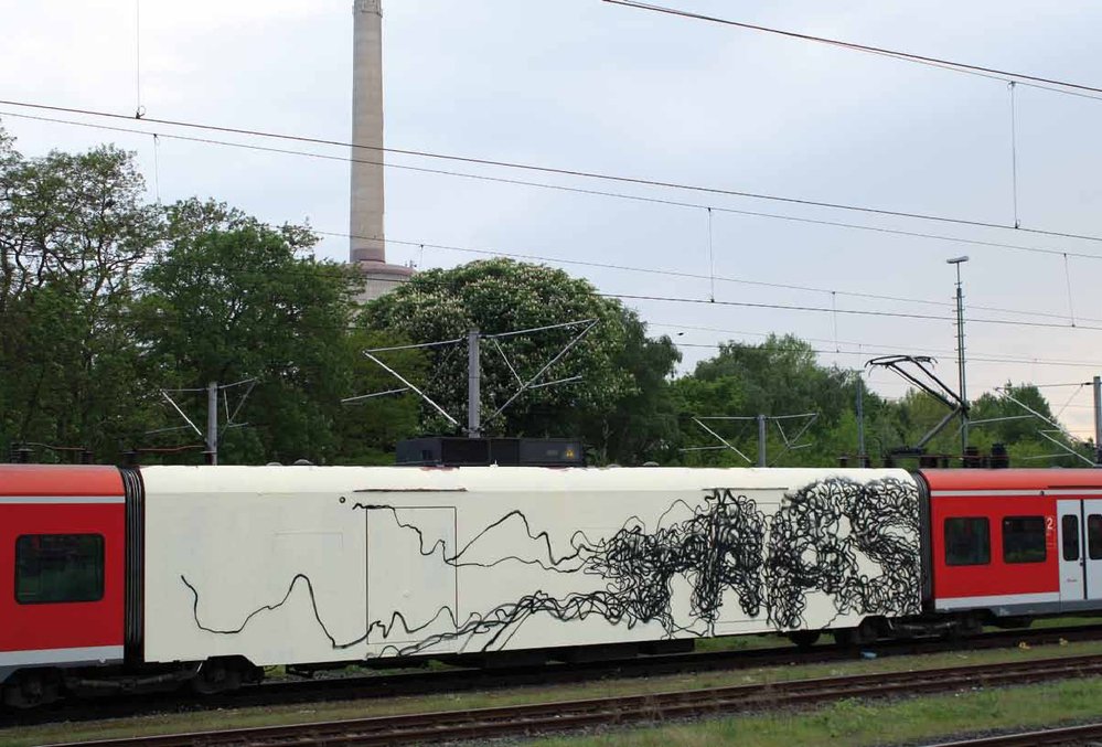 Graffiti Train - Photo by Marieundjana - taps