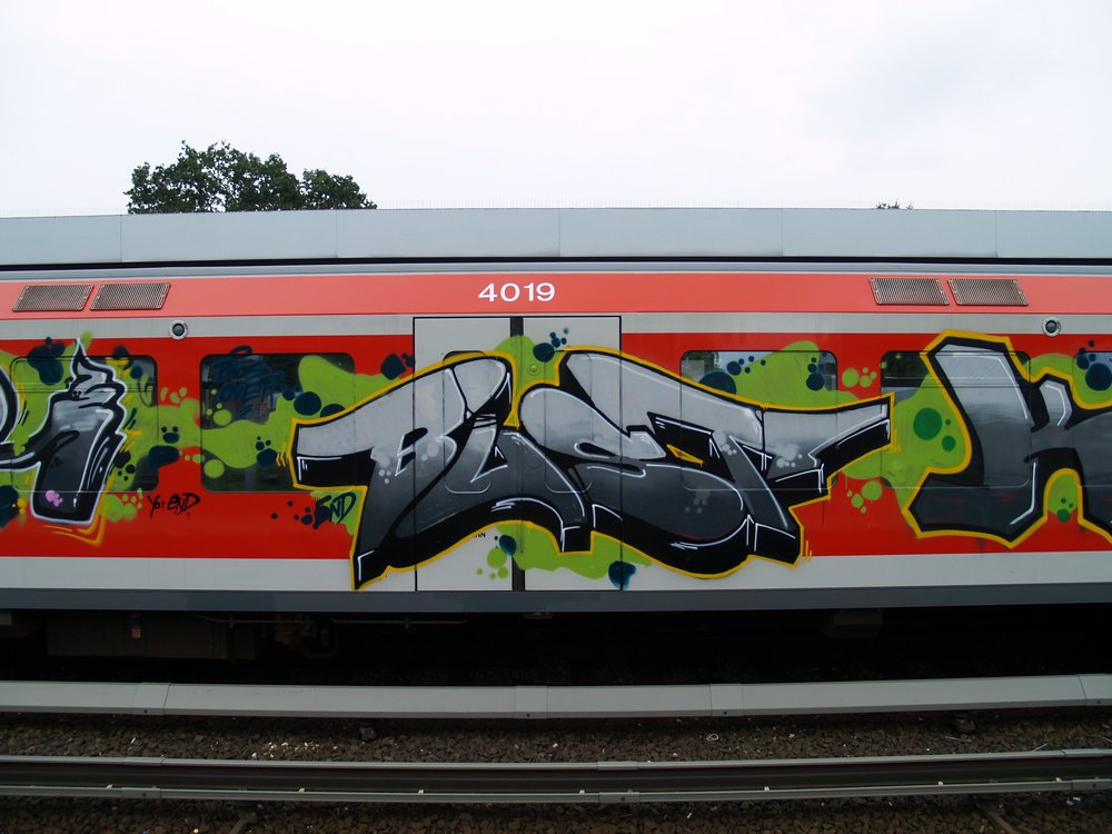 Graffiti Train - Photo by Marieundjana - bust