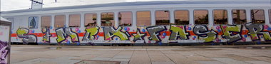 Graffiti Train - Photo by Marieundjana - simba, faser