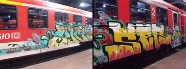 Graffiti Train - Photo by Marieundjana - sliq, ser