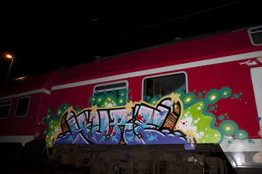 Graffiti Train - Photo by Marieundjana - hure