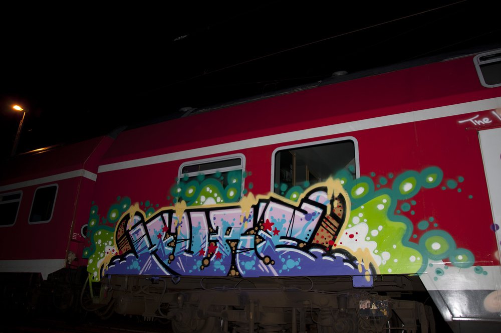 Graffiti Train - Photo by Marieundjana - hure