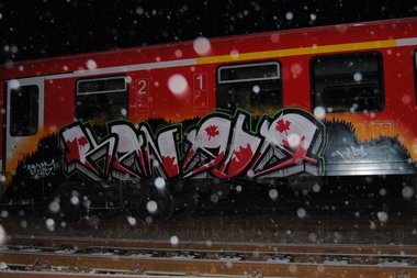 Graffiti Train - Photo by Marieundjana - kanada, kurs