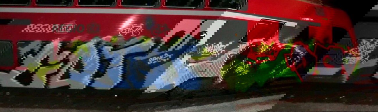 Graffiti Train - Photo by Marieundjana - eqt, dq