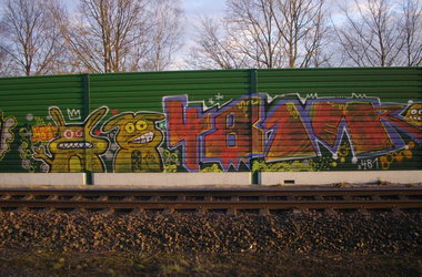 Graffiti Bombing - Photo by Marieundjana - quelle, streetfiles