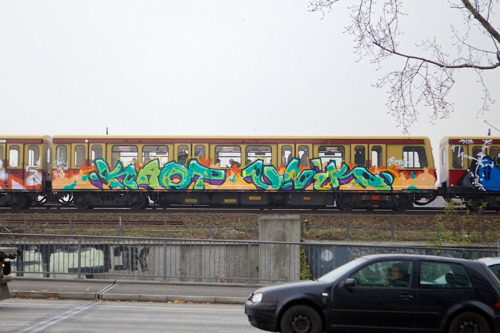 Graffiti Train - Photo by Marieundjana - kaot, unik