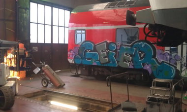 Graffiti Train - Photo by Marieundjana - geier