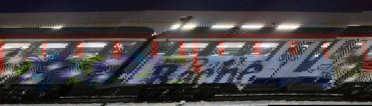 Graffiti Train - Photo by Marieundjana