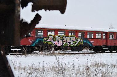 Graffiti Train - Photo by Marieundjana - 481