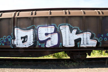 Graffiti Train - Photo by Marieundjana - qsk