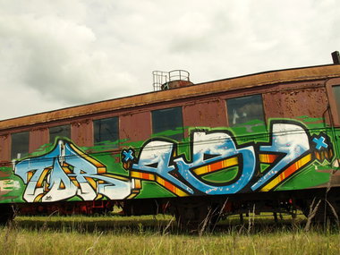 Graffiti Train - Photo by Marieundjana - tdr, 481