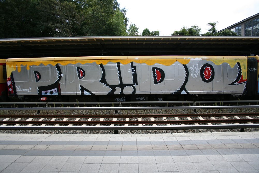 Graffiti Train - Photo by Marieundjana - pride