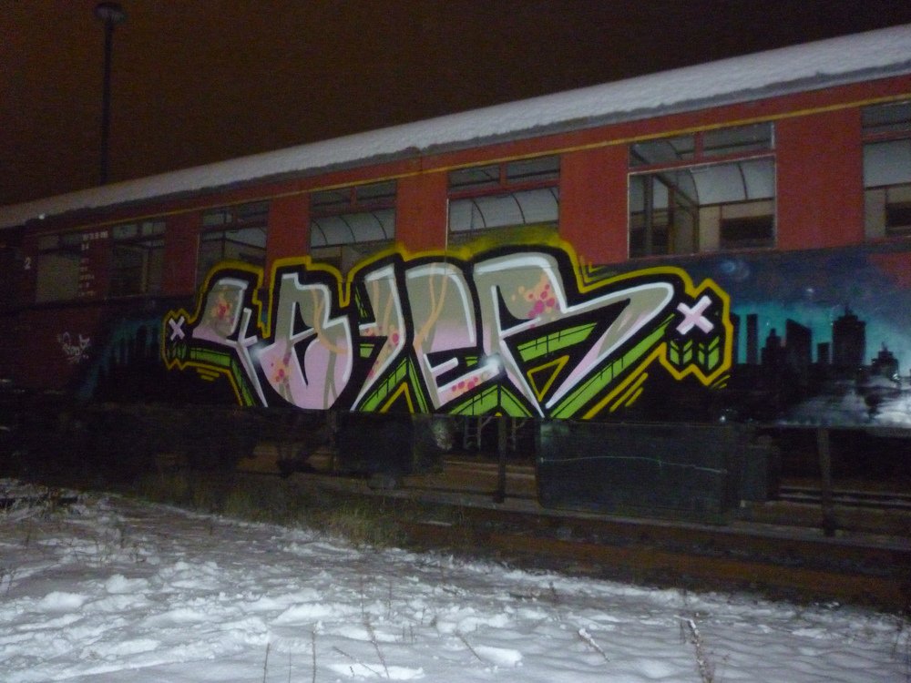 Graffiti Train - Photo by Marieundjana - 481