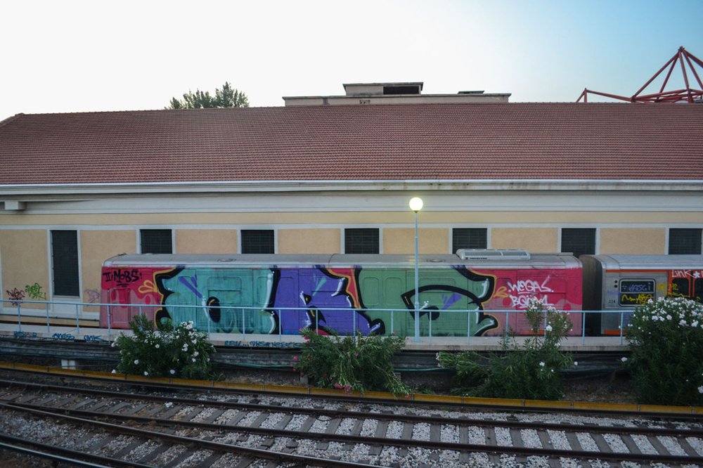 Graffiti Train - Photo by Marieundjana - org