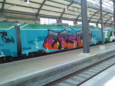 Graffiti Train - Photo by Marieundjana - epsc