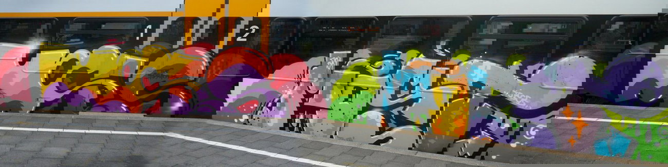 Graffiti Train - Photo by Marieundjana - moses, most