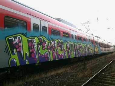Graffiti Train - Photo by Marieundjana - wcmc