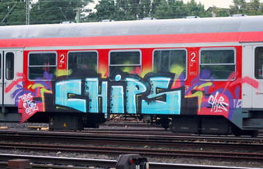 Graffiti Train - Photo by Marieundjana - chips