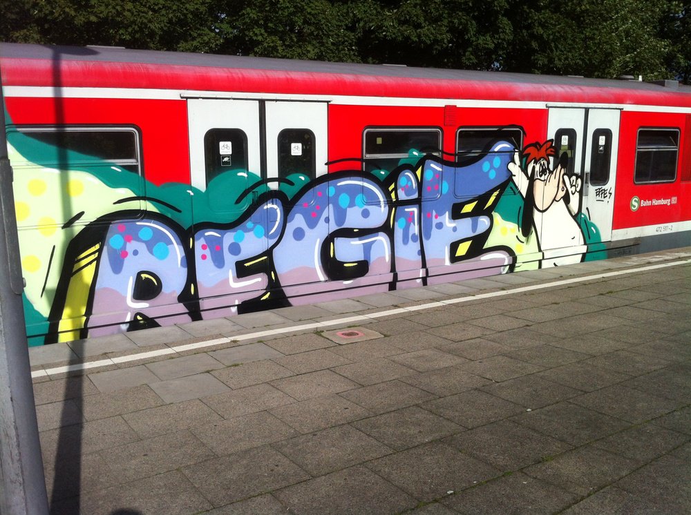 Graffiti Train - Photo by Marieundjana - regie