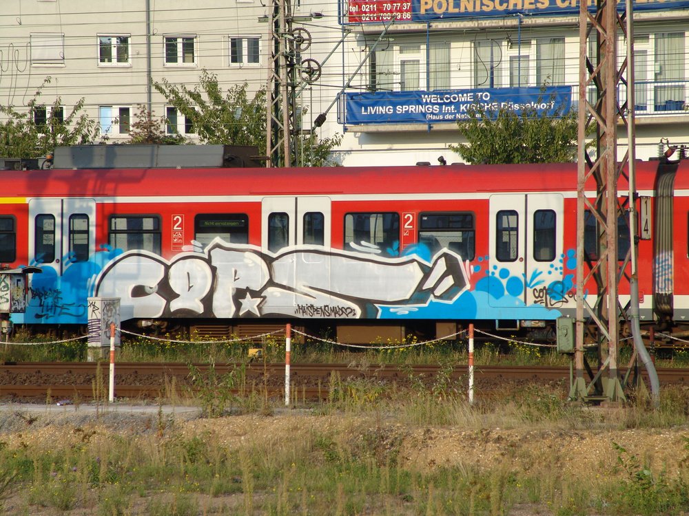 Graffiti Train - Photo by Marieundjana - cops