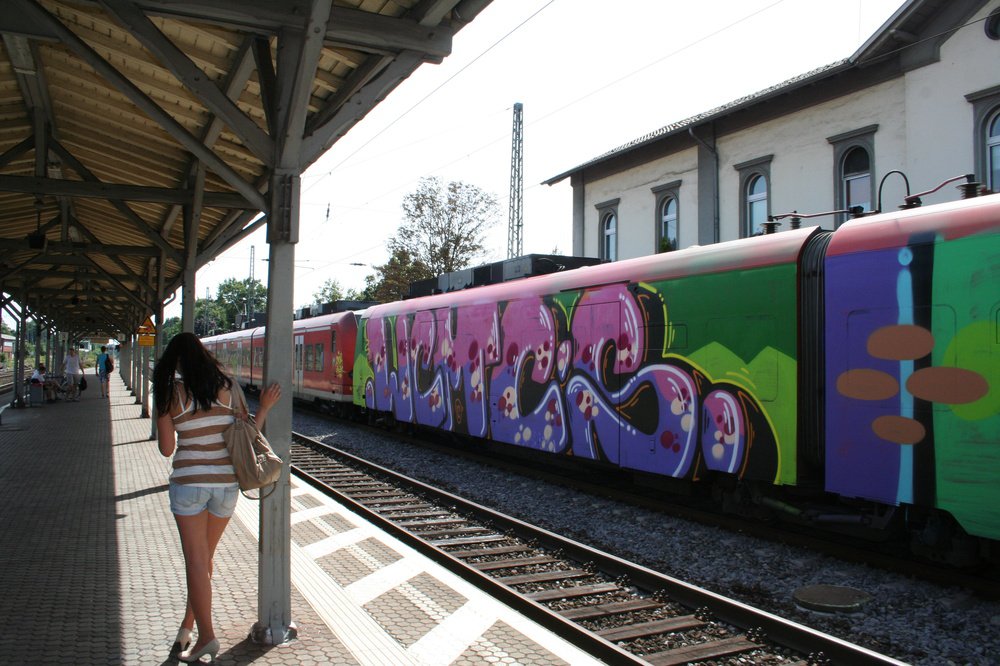 Graffiti Train - Photo by Marieundjana - wcmc