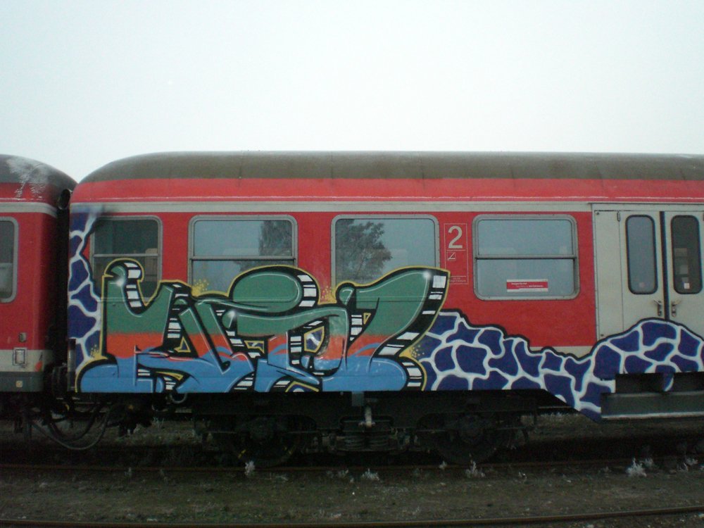 Graffiti Train - Photo by Marieundjana - ruin