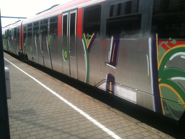 Graffiti Train - Photo by Marieundjana - ohoh