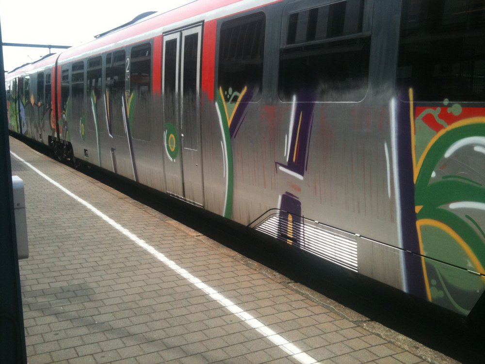 Graffiti Train - Photo by Marieundjana - ohoh