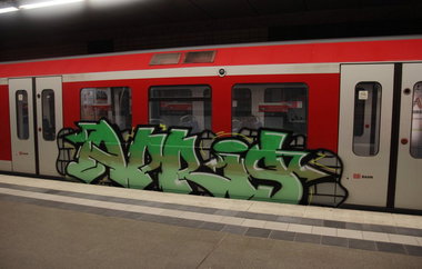 Graffiti Train - Photo by Marieundjana - apris